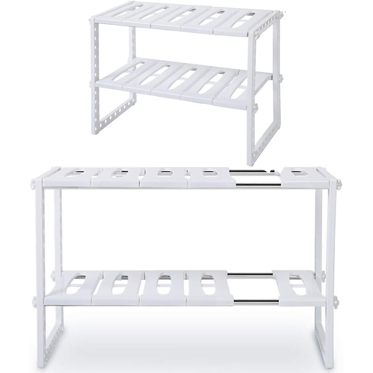 Organizador Doble Con Estante Adaptable