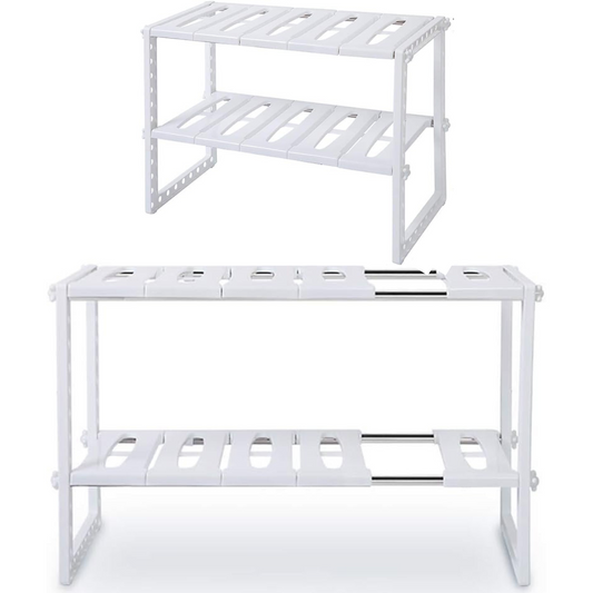 Organizador Doble Con Estante Adaptable